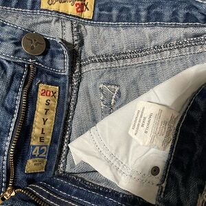 20X Men's Classic Blue Bootcut Jeans